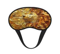 Masque pour les yeux Golden African Lion Ultimate pour dormir, doux et confortable, masque relaxant sans pression nocturne.