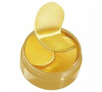 Masque pour les yeux hydratant pour les yeux - 60 feuilles de collagène - Acide hyaluronique - Masque pour les yeux - Contre les cernes, les gonflements et les rides - Pour chaque pli de colère (doré,
