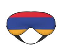 Masque pour les yeux imprimé drapeau de l'Arménie - Respirant - Idéal pour le camping, la méditation et le yoga