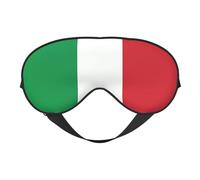 Masque pour les yeux imprimé drapeau de l'Italie pour un sommeil confortable - ombre de nuit élastique, parfait pour l'avion, les voyages et la méditation