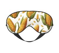 Masque pour les yeux imprimé Happy Thanksgiving Day - Respirant - Pour l'extérieur, l'intérieur, le voyage, le camping, la méditation, le yoga, le travail