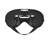 Masque pour les yeux imprimé robot noir, masque de sommeil soyeux pour homme et femme, pour le sommeil et la relaxation