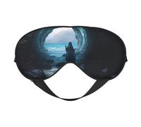 Masque pour les yeux inspiré de la sorcière des mers pour dormir, masque de sommeil bloquant parfaitement la lumière pour les femmes et les hommes, bandeau doux et confortable pour les voyages