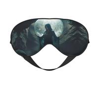 Masque pour les yeux inspiré de la sorcière des mers pour dormir, masque de sommeil bloquant parfaitement la lumière pour les femmes et les hommes, bandeau doux et confortable pour les voyages