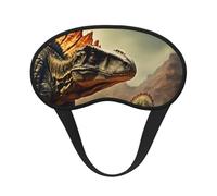 Masque pour les yeux lavable avec imprimé dinosaure pour dormir et bloquer la lumière