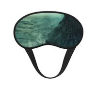 Masque pour les yeux lavable avec imprimé inspiré de la sorcière de mer pour dormir et bloquer la lumière