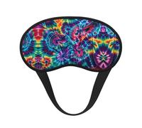 Masque pour les yeux léger et confortable, coloré, avec bande élastique, idéal pour dormir, travailler en avion ou se protéger du soleil. Bandeau pour les yeux sans pression.
