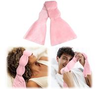 Masque pour les yeux lesté CRGANGZY, bandeau double-face en fleece avec structure à 3 couches pour une obscurité totale, masque de sommeil réutilisable idéal pour voyager, train, domicile