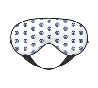 Masque pour les yeux maléfiques polyvalent, masque de sommeil doux double face pour yoga, camping, sommeil doux