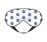 Masque pour les yeux maléfiques respirant à couverture intégrale élégant réglable pour la sieste la nuit