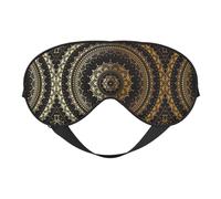 Masque pour les yeux Mandala respirant réglable avec sangle élastique