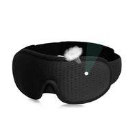 Masque Pour Les Yeux Masque de sommeil 3D, masque for les yeux, doux, unisexe, patchs for, confortable, respirant(Sleepng mask-Black)