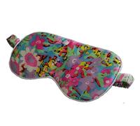 Masque Pour Les Yeux Masque for les yeux de sommeil en soie Pure des deux côtés, motif Floral, couvre-yeux Super lisse, aide à la relaxation voyage, multicolore(NO.2)