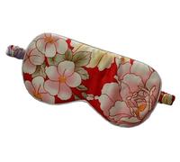 Masque Pour Les Yeux Masque for les yeux de sommeil en soie Pure des deux côtés, motif Floral, couvre-yeux Super lisse, aide à la relaxation voyage, multicolore(NO.3)