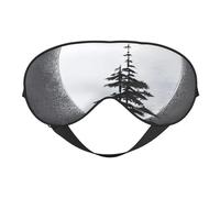 Masque pour les yeux Moon Pine Tree - Unisexe - Confortable et respirant - Convient pour le repos quotidien - Vous aide à entrer rapidement dans un sommeil profond.