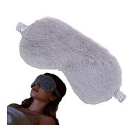 Masque Pour Les Yeux - Noir Total, Matériau Doux Et Pelucheux, Confortable Dessin Animé | Accessoire Quotidien Pour Hommes Étudiants Bureau Voyage Sieste Méditation Soirée Chambre Relaxation
