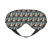 Masque pour les yeux Old Viking motif bateau pour voyage, bureau, avion, nuit de sommeil, ombrage, sangle réglable