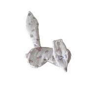 Masque Pour Les Yeux Oreilles De Lapin Réglable Bloque La Lumière Pour Quarts Nuit Voyageurs Masque Sommeil En Polyester Respirant Bandeau Voyage Avec Décoration En Dentelle