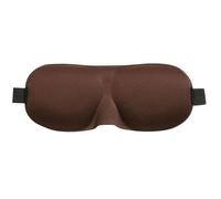 Masque Pour Les Yeux Pour Dormir Masque de sommeil 3D occultant, coque profilée, portable, for femmes et hommes, bandeau concave moulé for le visage(Brown)