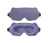 Masque Pour Les Yeux Pour Dormir Masque de sommeil 3D occultant for un réparateur, doux et respirant, idéal for les voyages nuits(Purple)