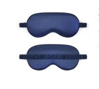 Masque Pour Les Yeux Pour Dormir Masque de sommeil for les yeux avec doublure en imitation soie double face et sangles élastiques for une meilleure respirabilité(Blue)