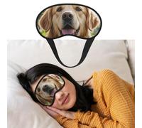 Masque pour les yeux pour dormir - Respirant - Bloque la lumière - Masque de nuit Golden Retriever - Doux et confortable - Pour homme et femme - Pour la sieste à la maison