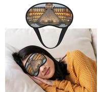 Masque pour les yeux pour dormir - Respirant - Bloque la lumière - Musée du Louvre à Paris - Masque de nuit doux et confortable - Pour homme et femme - Pour la sieste à la maison