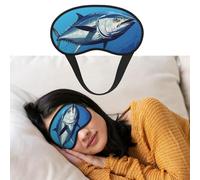 Masque pour les yeux pour dormir - Respirant - Bloque la lumière - Thon coloré - Doux et confortable - Pour homme et femme - Pour la sieste à la maison
