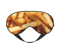 Masque pour les yeux respirant avec imprimé Fast Food - Idéal pour le camping, la méditation, le yoga