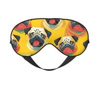 Masque pour les yeux respirant avec imprimé pastèque - Idéal pour le camping, la méditation, le yoga