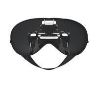 Masque pour les yeux respirant avec imprimé robot noir pour le camping, la méditation, le yoga