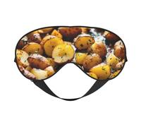 Masque pour les yeux respirant avec motif pommes de terre pour le camping, la méditation, le yoga