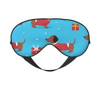 Masque pour les yeux respirant de petite taille avec imprimé Corgi pour le camping, la méditation, le yoga