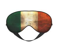 Masque pour les yeux rétro avec drapeau irlandais doux, imprimé sur toute la surface, 96 % polyester, 4 % élasthanne