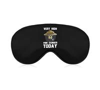 Masque pour les yeux Smokey The Bear Fire Danger avec sangle réglable pour hommes et femmes nuit sommeil voyage sieste