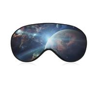 Masque pour les yeux Space Star - Masque de sommeil latéral léger - Masque de sommeil avec coussinet nasal et bande élastique pour enfants, femmes et hommes