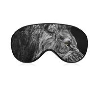 Masque pour les yeux Super lisse et doux en colère King of The Lion Art pour hommes, femmes et enfants, bandeau pour les yeux avec bande élastique Masque pour les yeux de sommeil pour les voyages/la s