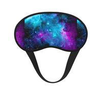 Masque pour les yeux violet ciel étoilé pour homme et femme, doux, rafraîchissant et sans pression pour dormir