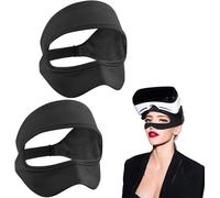 Masque Pour Oculus Quest 2, Vr Face Cover Avec Sangle Élastique, Bande Anti-Transpiration Athlétique Pour Ps Vr2/Meta Quest Pro/Meta Quest 2/Htc Vive - Noir[Z163]