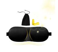 Masque pour Yeux Bloquant la Lumière,Masque de Nuit Doux avec Obscurcissement Total et Bande Réglable | Bandeau De Voyage Pour Les Yeux | Pour Usage À La Maison, En Voyage, En Avion, Pour Le Yoga, La