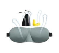 Masque pour Yeux Bloquant la Lumière,Masque De Nuit Respirant Et Noir Total,Cache-Oeil de Sommeil 3D Bloquant la Lumière | Pour Usage À La Maison, En Voyage, En Avion, Pour Le Yoga, La Sieste Et Le Re