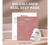 Biodance Bio-Collagen Real Deep Mask Pack de 4 - Masques visage, masque visage, masque visage femme, masque visage, resserrement des pores, traitement des rides