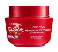 L'Oréal Paris - Masque Soin Protection Couleur - Cheveux Colorés ou Méchés - Enrichi en Pivoine et Filtre UV - Elseve Color-Vive - 310 ml