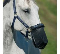 Masque protège-naseaux anti-mouches pour cheval Horze Noir Full