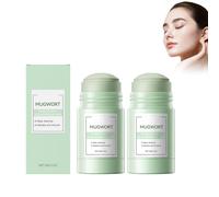 Masque Purifiant à L'argile & Extrait D'armoise (2 Masques) - Nettoyage Profond Des Pores, Contrôle Du Sébum & éclat De La Peau | Apaise L'acné | Hydratation Intense, Texture Raffinée Stick Nettoyant