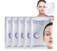 Masque Raffermissant Au Collagène, 5 Pièces Masque Anti - Âge Hydratant, Masque Réparateur Hydratant Au Collagène, Masque Éclaircissant, Masque De Sommeil Sans Lavage, Soin Du Visage