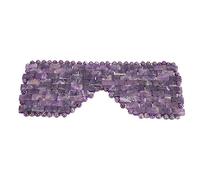 Masque Rafraîchissant pour les Yeux en Pierre de Jade pour Soulager les Yeux Gonflés, la Relaxation, la tranquillité et la Promotion du Sommeil, Fonctionne Harmonieusement dans