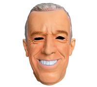 Masque réaliste de Joe Head de la présidence - Costume amusant, masque de tête en latex d'Halloween | Couverture de fête d'Halloween Cosplay - Déguisement à thème politique pour fête décorative