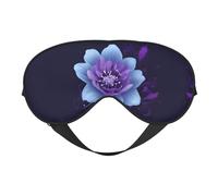 Masque rectangulaire mandala doux pour les yeux confortable avec sangle réglable en tissu respirant pour la maison, les voyages, le camping et plus encore