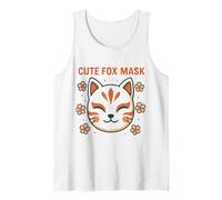 Masque Renard Mignon Sakura Spirit Art Débardeur